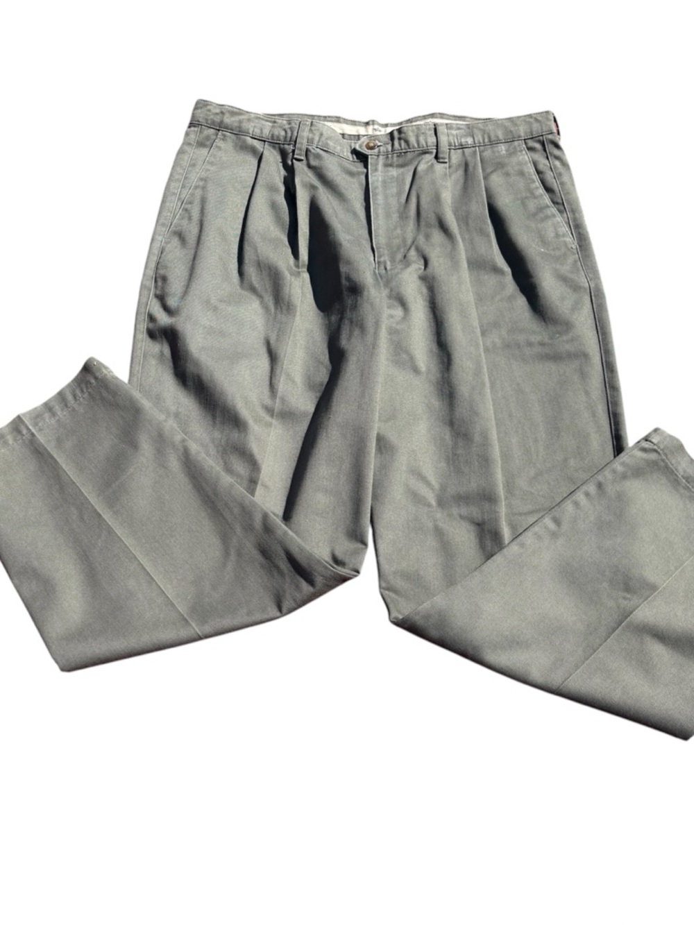 Dockers Khakis Men’s Olive Green 38x30 Cotton Slacks